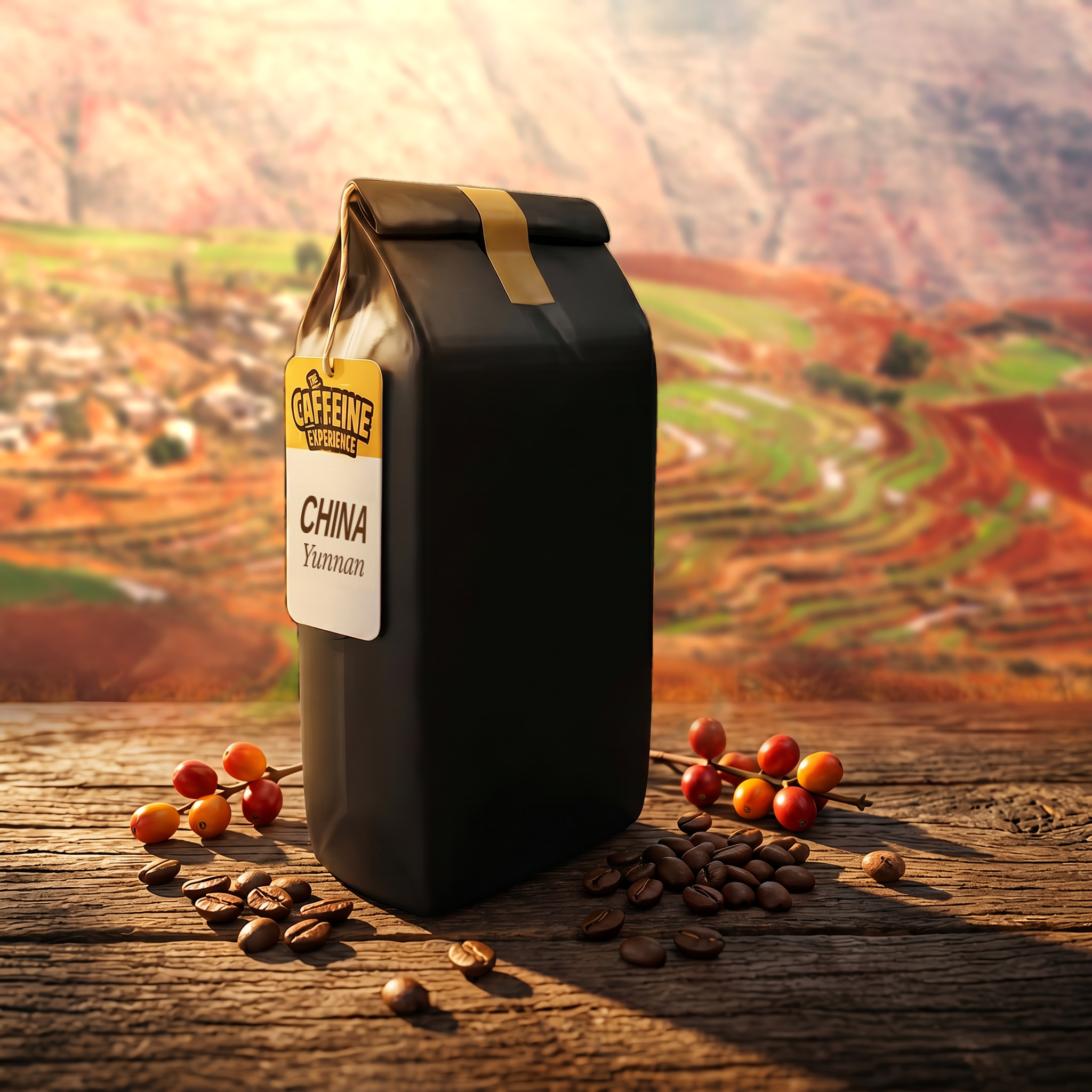 China Yunnan anaerobic natural specialty coffee beans by The Caffeine Experience